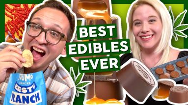 BEST EDIBLES OF 2022 🍫 Weed Caramels and Chips