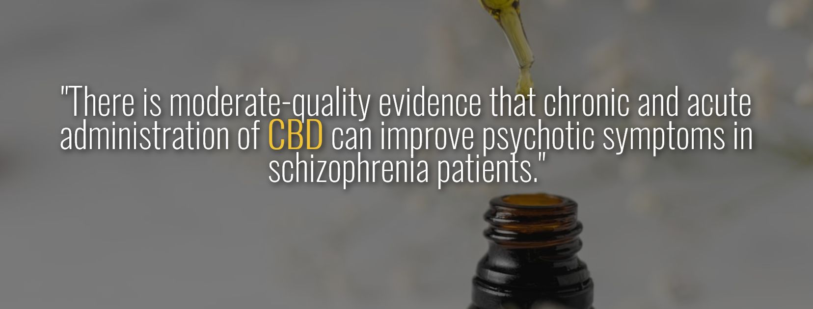 CBD May Improve Psychotic Symptoms In Schizophrenia Patients