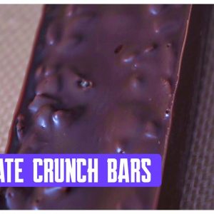 Infused Chocolate Crunch Bars | Cooking with distillate | No bake recipe