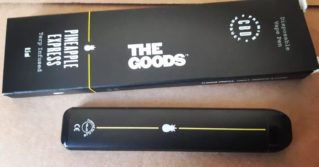 he Goods – Pineapple Express & Zkittlez 45% CBD Distillate Dab Pen Review 