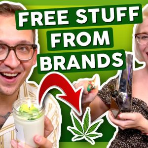 WEED STRAIN CANDLES?! 🕯 Free Stuff From Brands