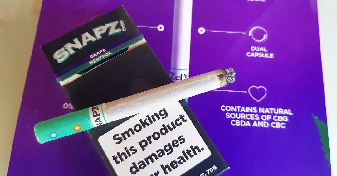 Snapz Duo Grape & Strawberry/Menthol Hempettes Review