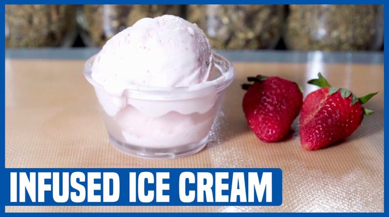 Making Infused Strawberries Ice Cream  | Quick and Easy Recipe 🍓🍦