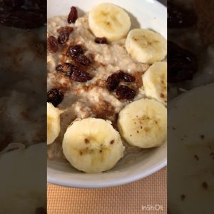Easy Infused Banana, and Raisins Oatmeal Recipe💨