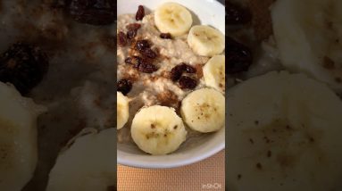 Easy Infused Banana, and Raisins Oatmeal Recipe💨