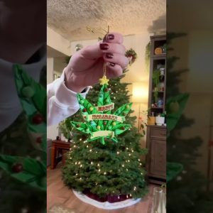 Hazy Holidays: Decorating our Christmas Tree with 420 Cheer! 🎄🌿💨