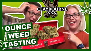 8-STRAIN WEED FLIGHT ✈️🌿 Claybourne Co Unboxing & Tasting