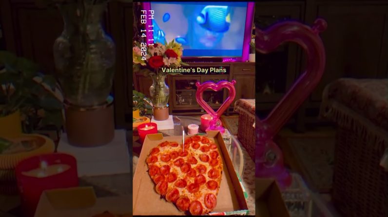 What are your plans for Valentine’s Day this year? 🍕💨