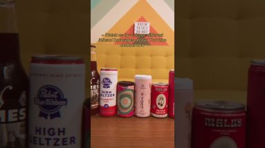 We taste tested a dozen different infused beverages in our latest YouTube video 🥂😆 Click the link