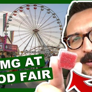 50mg Gummies + Food Festival = Ultimate Munchie Day! 🤤✨