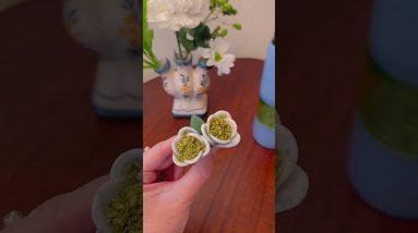 Absolutely in love with our double flower bowl + glass water bottle from our mystery box π