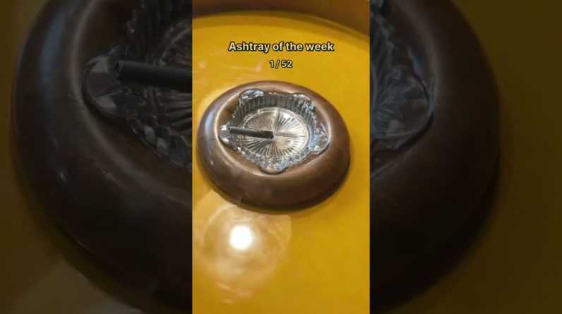 It’s the first week of the new year & great timing to kick off our ‘ashtray of the week’ series 💨