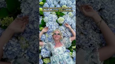 We’ll alway pull over to take cute photos in flowers ☺️🌸 📸 : Clark