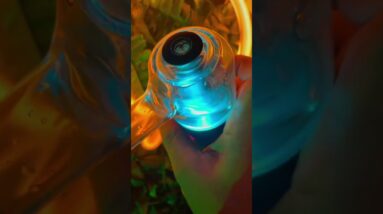 Can’t get enough of this mini light show in our hands! 🔥✨ Cenote portable vaporizer looks like a