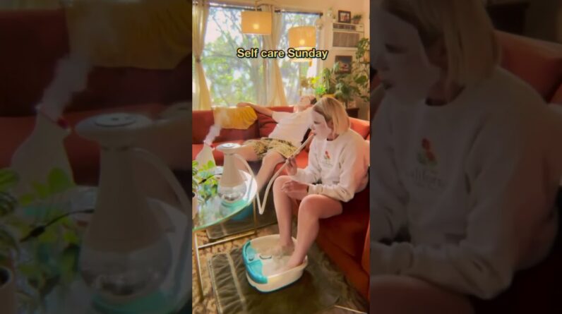 Self care Sunday with our new 💨